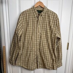 C.C. Filson Co Seattle Men's Size L Plaid Long Sleeve Button Down Cotton Shirt